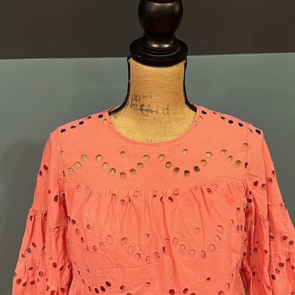 Simply Southern long sleeve blouse size medium women’s - Picture 2 of 8